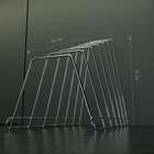 Подставка для крышек, 34×18×16 см, цвет хром - фото 809439000