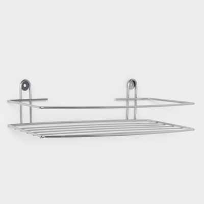 Полка для ванной прямая, 34×11.5×4.5 см, хром