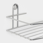 Полка для ванной прямая, 34×11.5×4.5 см, хром - Фото 3