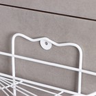 Полка для ванной угловая «Волна», 3-ярусная, 24×24×64 см, белая - Фото 4