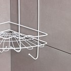 Полка для ванной угловая «Волна», 3-ярусная, 24×24×64 см, белая - Фото 5