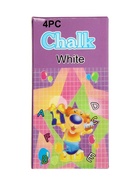 Мел школьный белый набор 4 штуки, круглый беспыльный, в картонной коробке  (артикул 5453838)  большой выбор товаров оптом и в розницу по низким ценам с доставкой