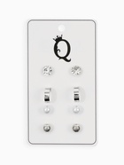 Серьги пусеты QF «Романтика», 4 пары, кольца, белые в серебре - Фото 5