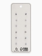 Серьги пусеты 6 пар «Романтика» сердца, цветные - Фото 5