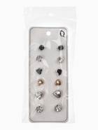 Серьги пусеты 6 пар «Романтика» сердца, цветные - Фото 6