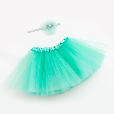 Набор для фотосессии KAFTAN «Звездочка»: юбка трёхслойная и повязка на голову, голубой