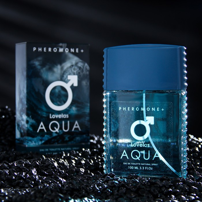 Туалетная вода мужская с феромонами Lovelas Aqua, 100 мл (по мотивам Acqua Di Gio (G.Armani) - Фото 1