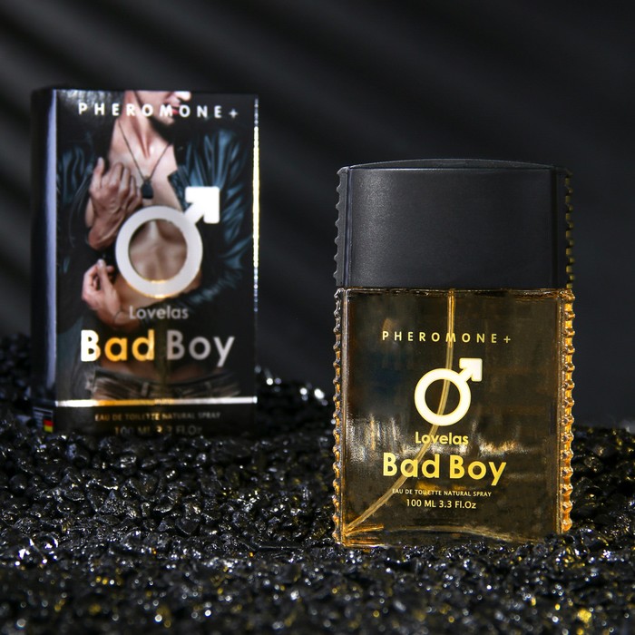 Туалетная вода мужская с феромонами Lovelas Bad Boy, 100 мл (по мотивам Egoiste Platinum (Chanel) - Фото 1