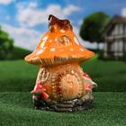 Садовая фигура "Сказочный гриб", глазурь, цветной 34 см - Фото 5
