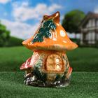 Садовая фигура "Сказочный гриб", глазурь, цветной 34 см - Фото 7