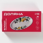Блюдо овальное Доляна «Роза», 28.2×14.5×3.5 см, цвет белый - Фото 6