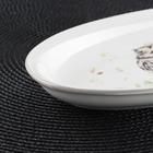 Блюдо овальное Доляна «Совушка», 28,2×14,5×3,5 см, цвет белый - Фото 2