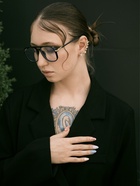 Серьга кафф «Созвездие», со стразами, цвет белый в золоте - Фото 7