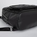 Рюкзак, отдел на молнии, наружный карман, цвет чёрный - Фото 3