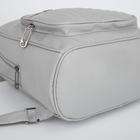 Рюкзак, отдел на молнии, наружный карман, цвет серый - Фото 3
