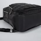 Рюкзак, отдел на молнии, 2 наружных кармана, цвет чёрный - Фото 3