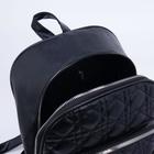 Рюкзак, отдел на молнии, 2 наружных кармана, цвет чёрный - Фото 5