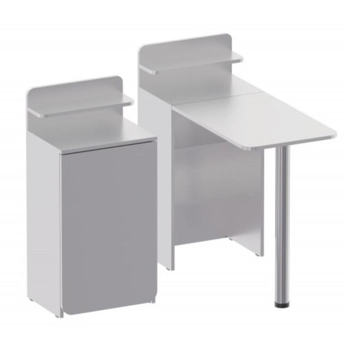 Маникюрный стол «Трансформер» 100×45×93, цвет белый - фото 1886607498