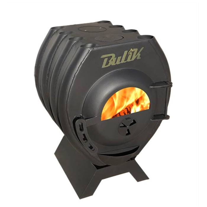 Печь отопительно - варочная Bulyk 150, дверца со стеклом - Фото 1