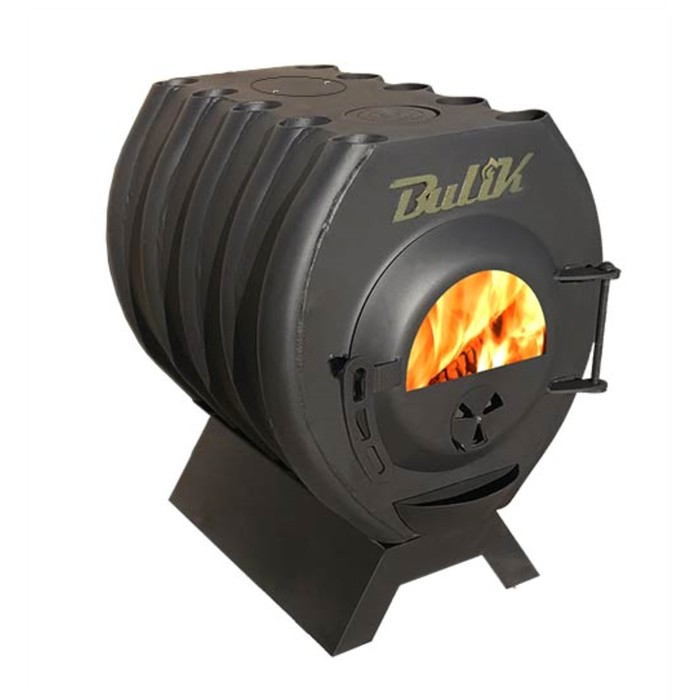 Печь отопительно-варочная Bulyk 200, дверца со стеклом - Фото 1