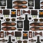 Бумага упаковочная глянцевая "Мужской набор", 0,49  х 0,7 м (комплект 10 шт) - фото 38686398