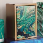 Коробка подарочная складная, упаковка, «Малахит», 20 х 15 х 10 см - фото 64536523