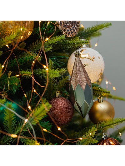 Гирлянда «Конский хвост» 10 нитей по 1.5 м, IP20, медная нить, 150 LED, свечение тёплое белое, 12 В