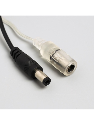 Гирлянда «Конский хвост» 10 нитей по 1.5 м, IP20, медная нить, 150 LED, свечение тёплое белое, 12 В