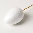 Набор яиц на палочке для творчества 2 шт., размер 1 шт.: 6×8 см - фото 60791430