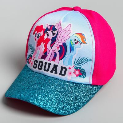 Кепка детская для девочки, размер 52-54, My Little Pony