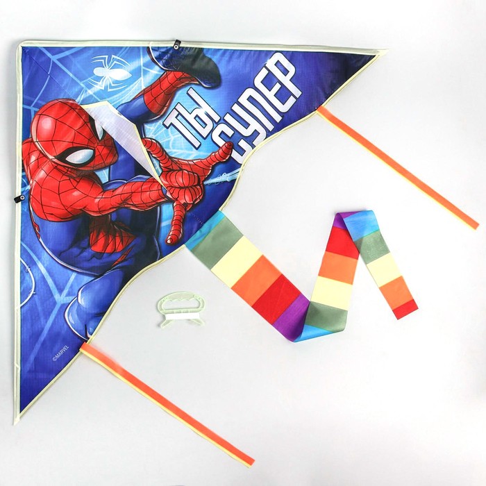 Воздушный змей «Ты супер», Человек-паук, 70 x 105 см - фото 1905771188