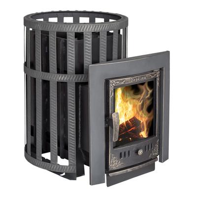 Печь для бани «Викинг 24», дверца со стеклом, сетка