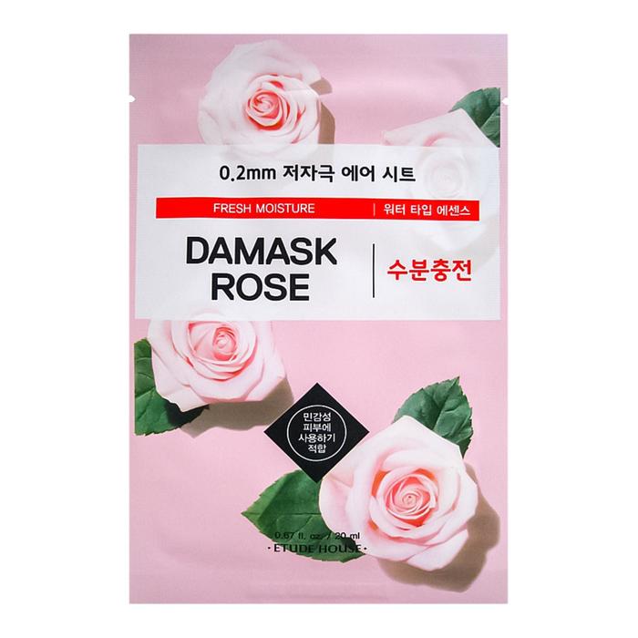 Тканевая маска для лица Etude House с экстрактом дамасской розы, 20 мл - Фото 1