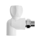 Кран радиаторный MeerPlast, 20×1/2", полипропиленовый, угловой 6904608 - фото 11548735