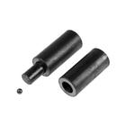 Петля гаражная ТУНДРА с шаром, 32х140 мм, без покрытия, 1 шт. 5299262