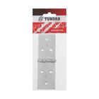 Петля карточная ТУНДРА, 128х40 мм, покрытие цинк 1 шт. (комплект 2 шт) - фото 21247600