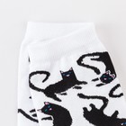 Носки MINAKU «Котики», цвет белый, размер 40-41 (27 см) - Фото 2