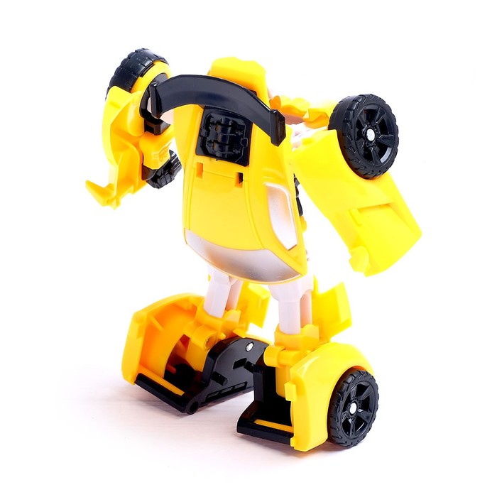 Робот «Автобот», трансформируется, цвет жёлтый - фото 1907220125