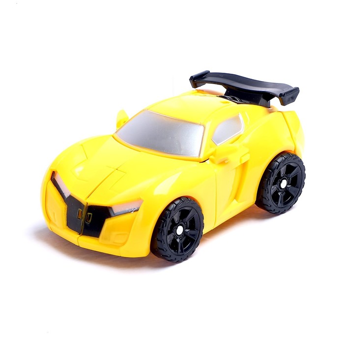 Робот «Автобот», трансформируется, цвет жёлтый - фото 1907220127