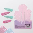 Заколки для волос «Мисс вселенная», 4 шт., 9.5×13.5 см - Фото 2