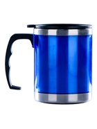 Термокружка, 450 мл, сохраняет тепло 2 ч, 11×12 см, синяя - Фото 2