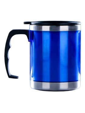 Термокружка, 450 мл, сохраняет тепло 2 ч, 11×12 см, синяя