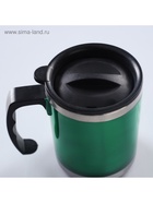 Термокружка, 450 мл, сохраняет тепло 2 ч, 11×12 см, зелёная - Фото 4
