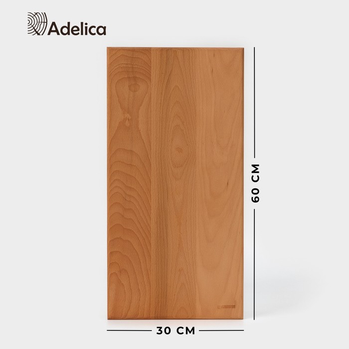 Доска разделочная Adelica «Профессиональная», 60×30×2 см, бук - Фото 1