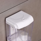Диспенсер для антисептика/жидкого мыла, 700 мл, сенсорный, пластик, цвет белый - Фото 4