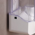 Диспенсер для антисептика/жидкого мыла, 700 мл, сенсорный, пластик, цвет белый - Фото 6