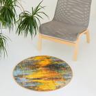 Коврик для дома Доляна «Луара», жёлтый, окантовка МИКС - Фото 2