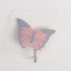 Крючок на липучке «Бабочки», 4 шт, цвет и рисунок МИКС - Фото 4