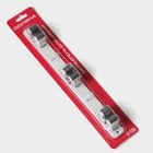 Держатель для швабр Доляна, 35×5×3 см, 3 отделения, крепление саморезы в комплекте - Фото 7