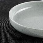 Тарелка керамическая десертная «Гранит», d=21 см, цвет серый - фото 4633060